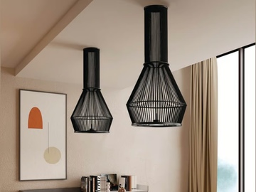 MORGANA - LED rope pendant lamp by Olé Lighting - view 2